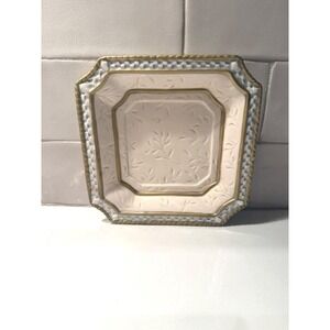 Vintage Fitz And Floyd Home Fragrance Collection, Potpourri Dish, Cream Color